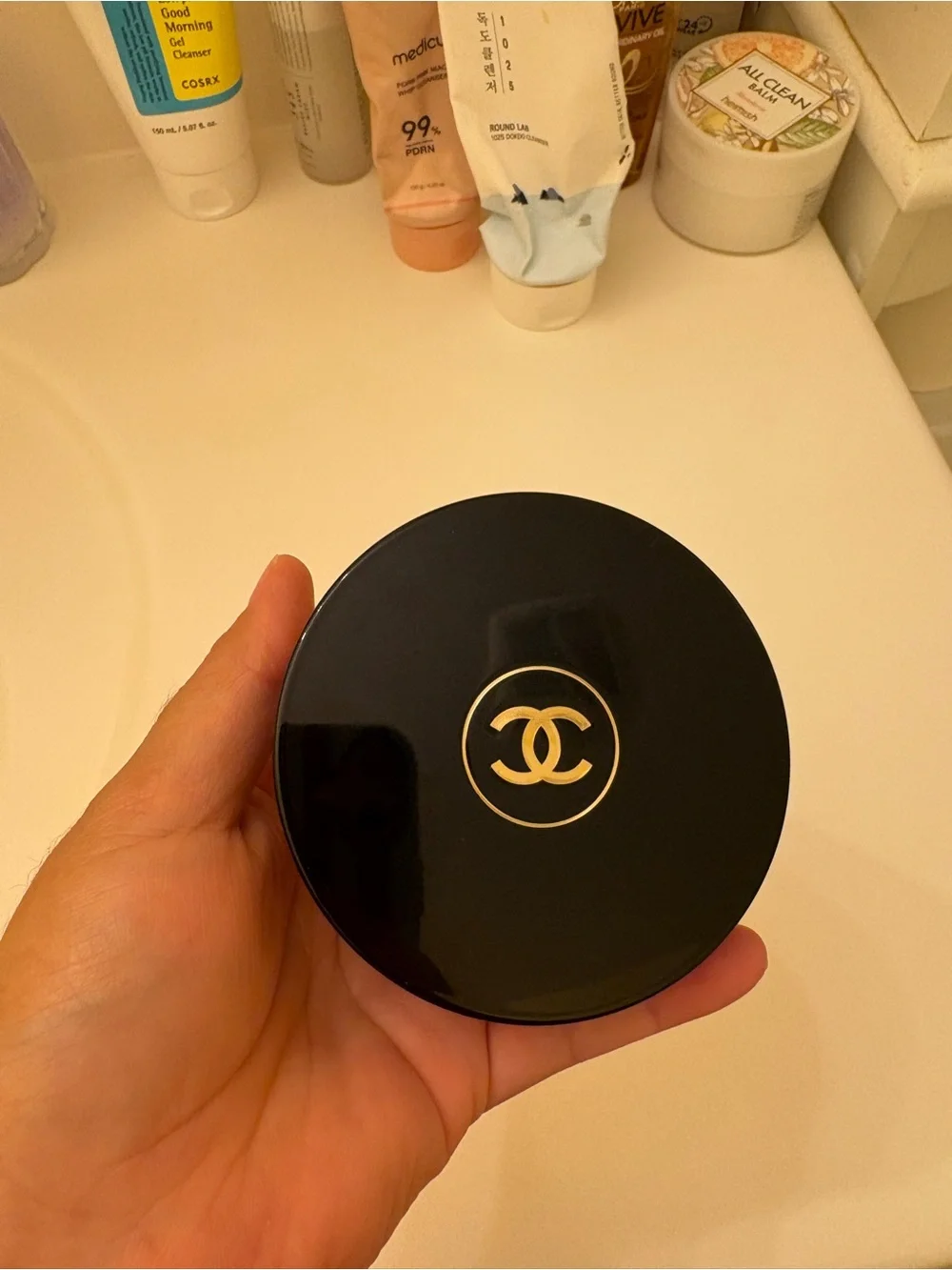 CHANEL Soleil Tan De Chanel Bronzing Cream - Black Cap, Warm Tan Jar